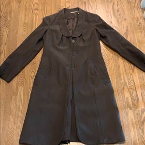 Max Studio silk & cotton long blazer/jacket, 10